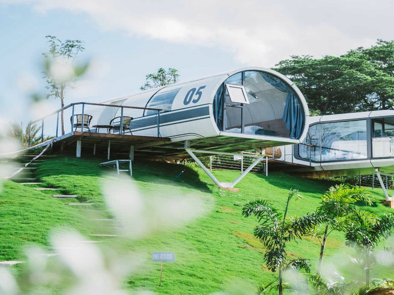 Futuristic Capsule Homes performances with zero waste solutions