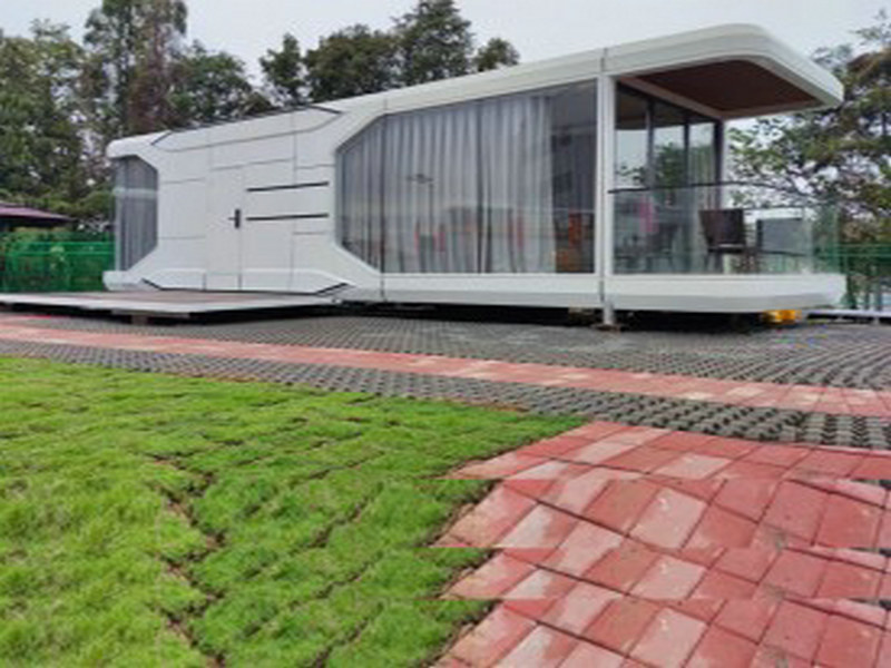 Breakthrough capsule house with modular options accessories