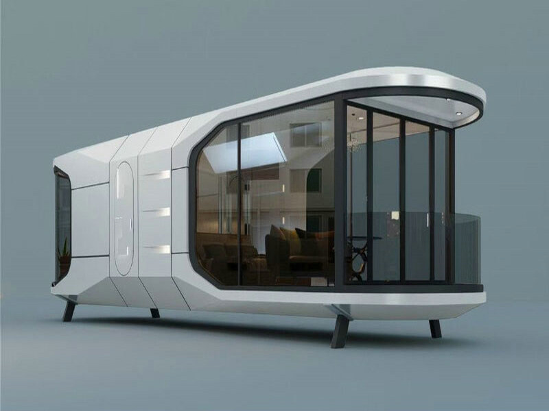Switzerland tiny house with two bedrooms with electric vehicle charging