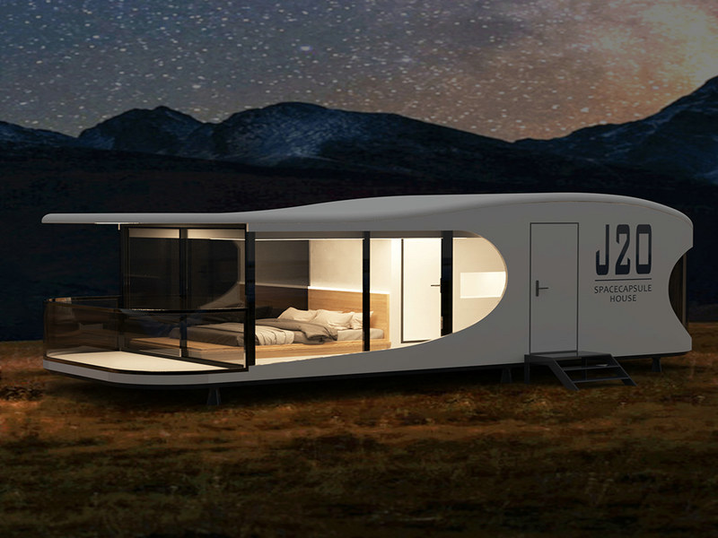 Mobile Capsule Homes for riverside plots from Argentina