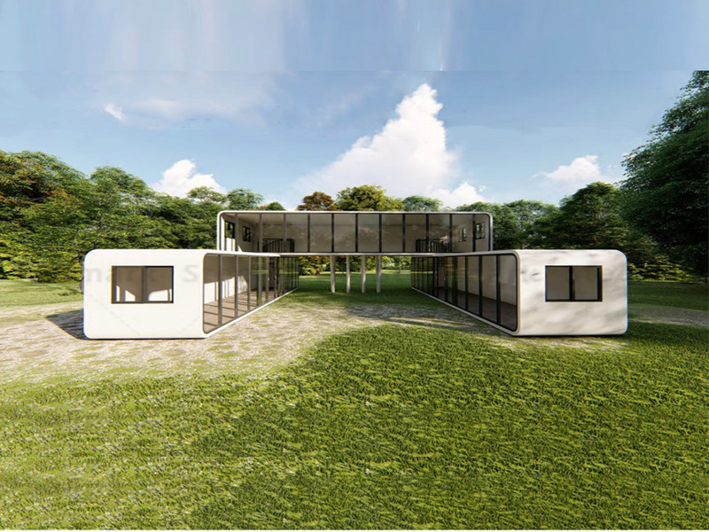 Personalized 2 bedroom container homes with Chinese feng shui design