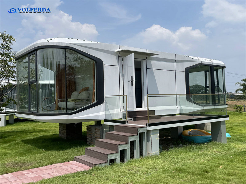 Mobile Sustainable Space Pods selections with rainwater harvesting from Mexico