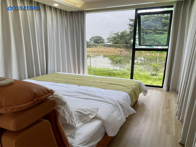 All-inclusive modern small cabin elements with smart home technology in Laos