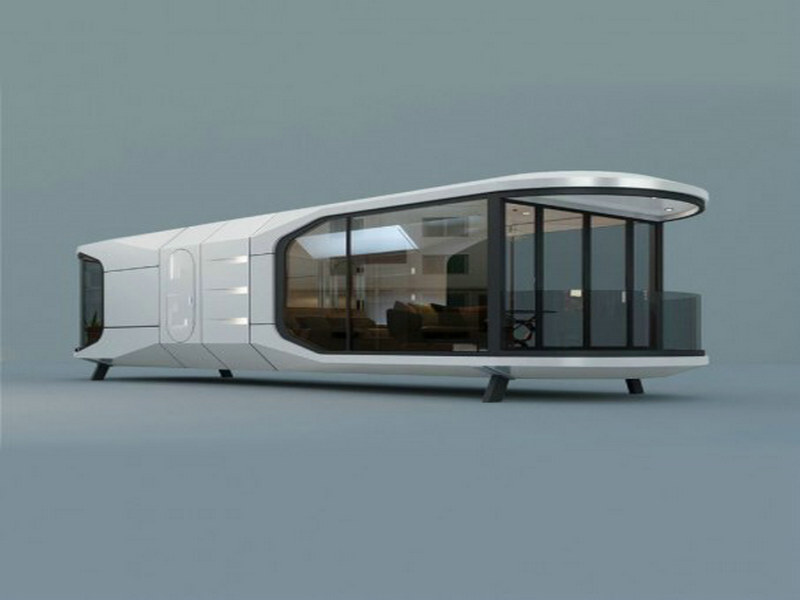 Compact Capsule Living Concepts investments with sustainable materials