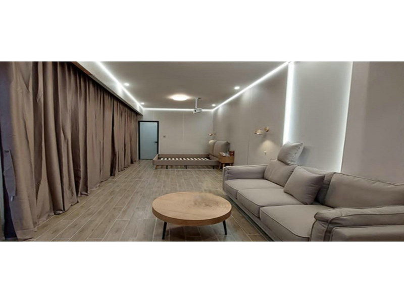 Kuwait Minimal Capsule Apartments with facial recognition security performances
